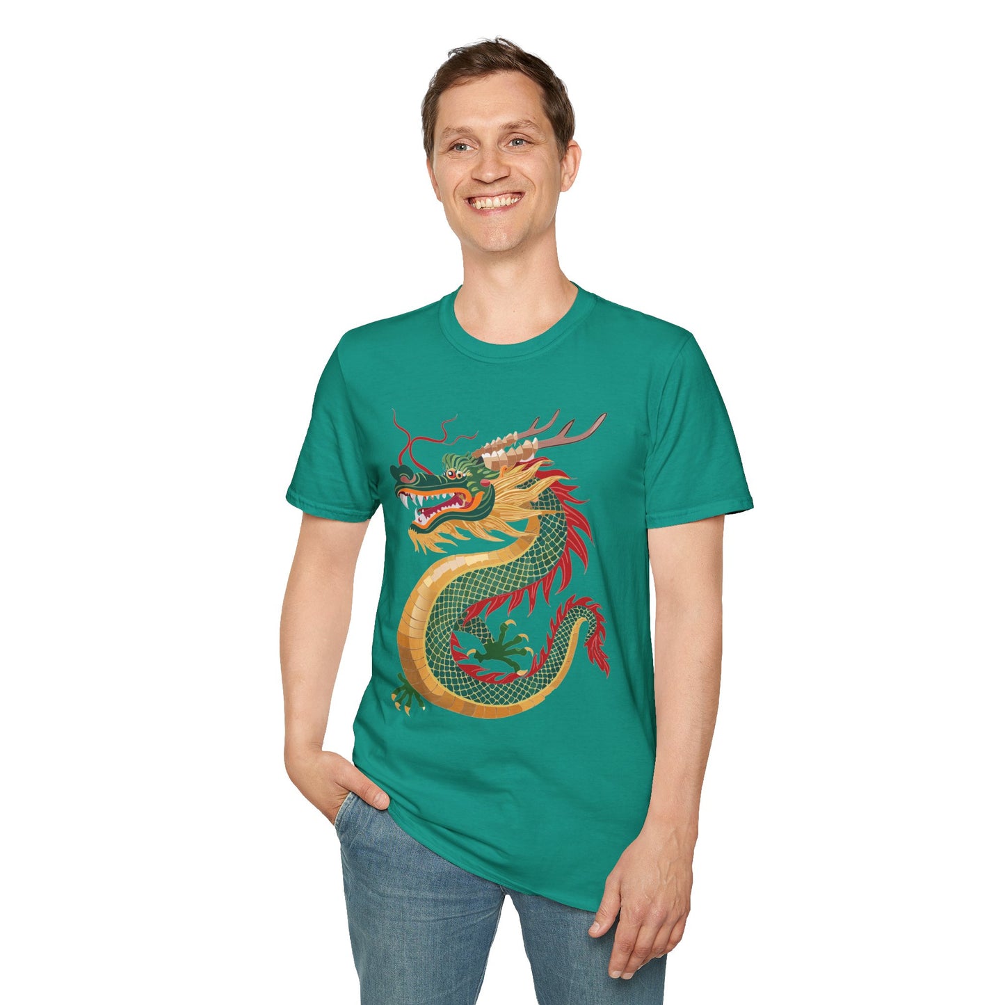 Dragon T Shirt, Dragon Shirt, Shirt with Animals, Animal Shirt