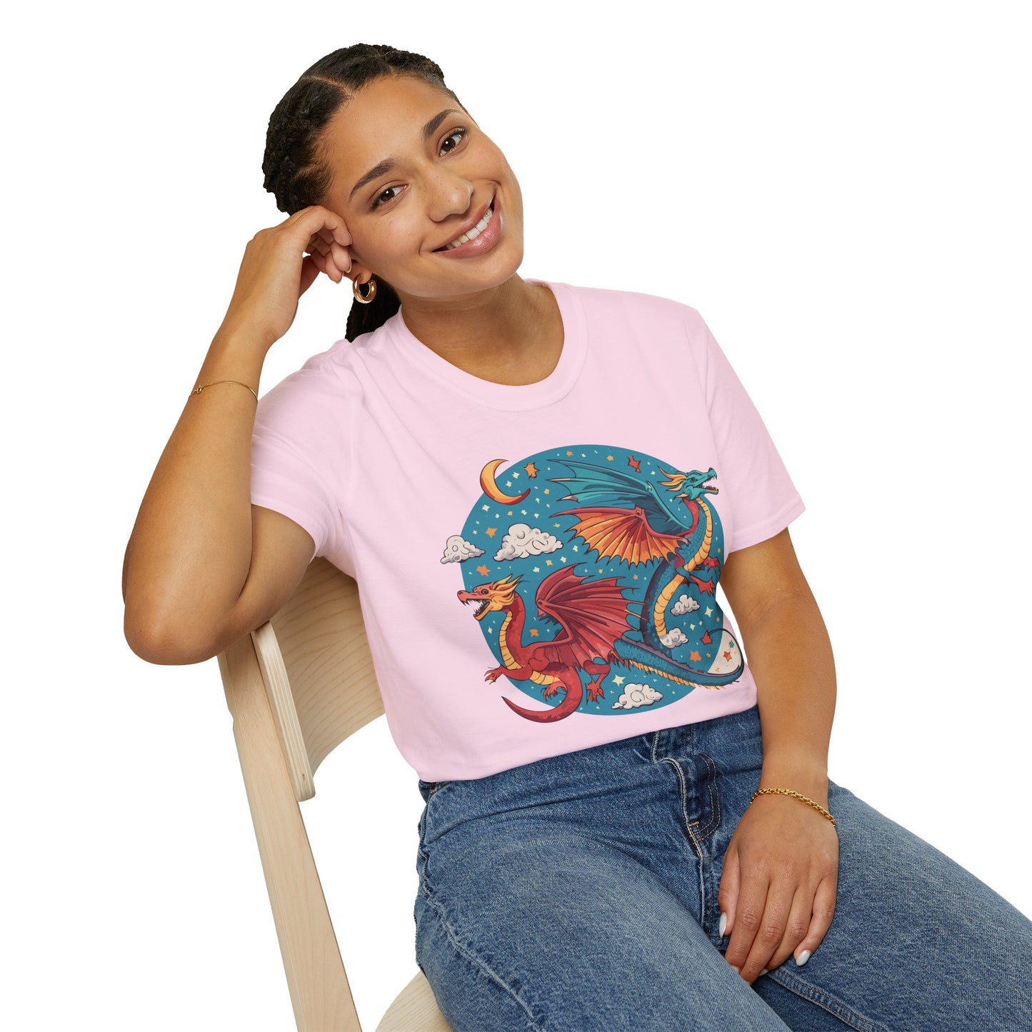Dragon T Shirt, Dragon Shirt, Shirt with Animals, Animal Shirt