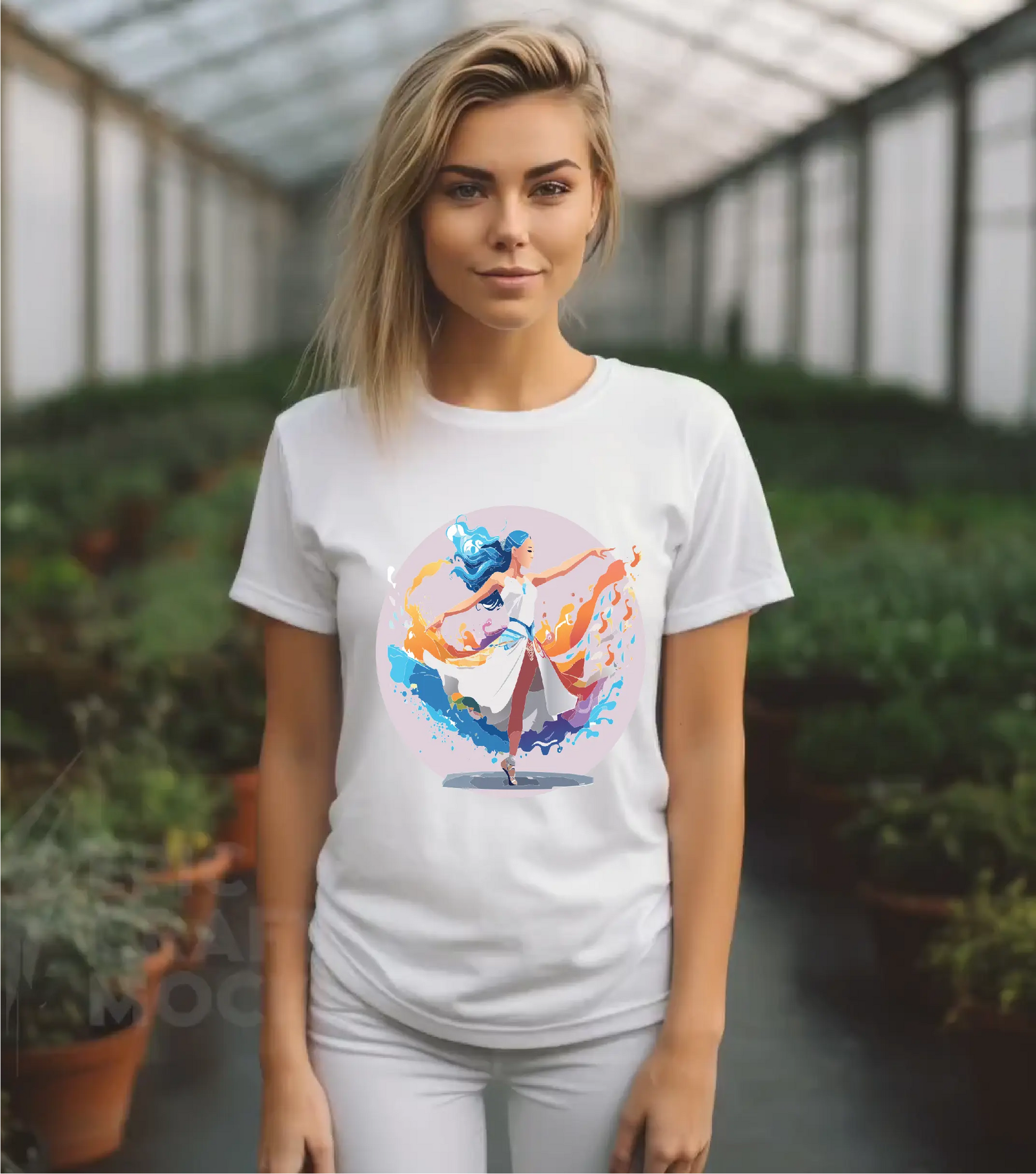 Ladies Graphic Tees, Dancer Shirt - SudokuS